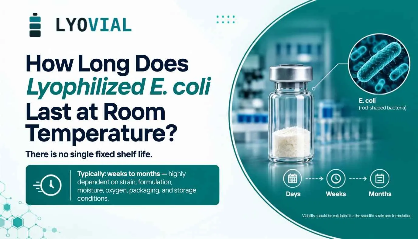 How Long Do Lyophilized E. coli Last at Room Temperature?