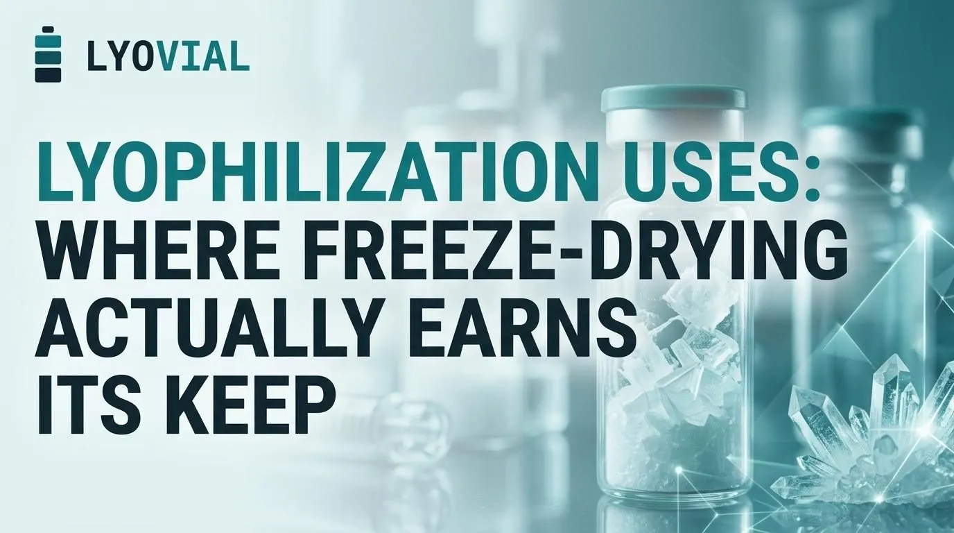 Lyophilization Uses: Where Freeze-Drying Actually Earns Its Keep